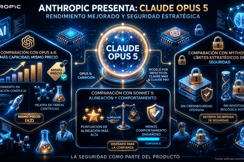 Claude Opus 5: rendimiento de frontera a mitad de precio